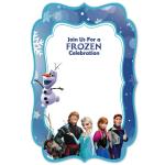 Festiko Frozen Theme Invitation Cards (12 Pcs), Theme Birthday Supplies, Return Gifts For Kids, Gift Accessories, Party Items, Frozen Theme Stationary Supplies