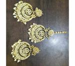 Gyaan Jewels Handmade Shop Global Gold Plated Jhumki Earring White, Gold for (Women and Girls)