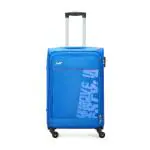 Skybags Rhumba | Medium check-in Trolley | Soft Sided Luggage | Polyester | Blue