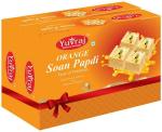 Yuvraj orange Flavoured Soan Papdi Patisa Mithai Box Pack (500 gm x 2)