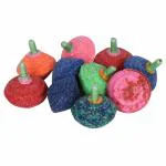 COLOURFUL Oval Shape Air Stone Mineral Bubble Diffuser Airstones for Aquarium Fish Tank, Pack of 10