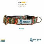 Pet Glam-Breeze -Dog Collar for Puppies Beagles Shish tzu Lhasa Apso Labrador GSD Golden Retriever Boxers -Soft Collars for puppies and large dogs