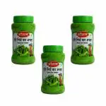 Oshan Homemade Spicy Green Chilli Pickle Teekha Hari Mirch ka Achar Traditional Indian Taste With No Preservatives Made with Pure Mustard Oil 500gm (Pack of 3)