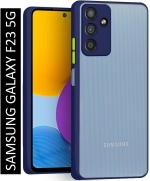 KWINE CASE Samsung Galaxy F23 5G, Samsung Galaxy M23 5G Blue Rubber Back Cover