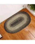 Status Floor Door Mats in Home Decor Soft Kitchen Living Area Bathroom Office Entrance Non-Slip Washable Dirt Trapper (30x 45 cm) (2, Black)