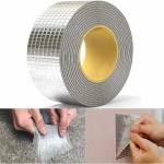 SONEEV MART Super Strong Adhesive Waterproof Permanent Repair Aluminum Butyl Tape Rubber Foil (5 METER)