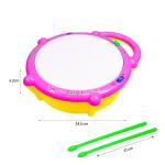 KiddyBuddy Light & Musical Drum Instruments Sensory Toy for Kids 18 Months & Up