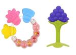 Manan Shopee Kids Multicolor Silicone Fruit Shape Teether