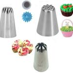 Bulky Buzz Best of Baking Steel Baking Tools Set, pack of 3 (3 pc of Nozzle)