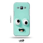 Tweakymod Printed Funny FAce Emoji Back Cover For Samsung J1