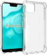 XOVO Back Cover for GOOGLE PIXEL 4XL (Transparent, Dual Protection, Silicon, Pack of 1)