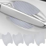 Care N Made (Silver) Car Door Handle Protective Films Auto Door Handle Cup Scratch Protection Films Car Accessories Exterior Protection, Anti Collision Scratches Protector