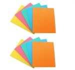 QinPin Washable Dual-Sided Magic Sponge - Innovative Non-Scratch Cellulose Scrubber for Everyday Household Cleaning (Pack of 5)