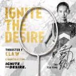 Victor Thruster K F Claw Graphite High Tension Power Series Unstrung Badminton Racket - 3U