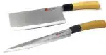 Shruthi Guns Ceramic Knife Strong & Long (2 Pack) Meat Cleaver Knife+ Sashimi Paring Knife EZ638
