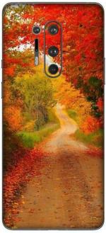 aadia One Plus 8 Pro Matte Vinyl Scenery Printed Mobile Skin Sticker with Scratch Resistant Lamination