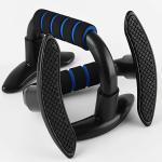 Vaquita Non-Slip Push Up Bar Stand (1872) with Soft Handle for Gym & Home Exercise | for Men & Women (blue) Useful in Chest & Arm Workout