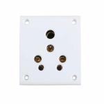 Klick Multi Socket, Universal Travel Adapter with Three Input Socket, with Surge Protector, Heavy Duty, Electrical Accessories (6A, 240V, Pack of 4)