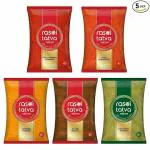 Rasoi Tatva Essential Kitchen Spice Combo Pack 500 Gram-Kashmiri Chilli Powder 100g, Chilli Powder Hot 100g,Haldi Powder 100g,Garam Masala 100g & Coriander Powder 100g Pack of 5, Multicolor, Standard