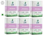 Lass Naturals Patchouli Soap Moisturizing Cleanser for Dry, Chapped, Sun-Exposed Skin, 125 g Pack of 6 Skin Care