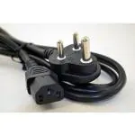 Upix Supreme Quality 1.2 Meter 3Pin Power Cord for Computer Monitor (Desktop), Printer, UPS, SMPS, Scanner