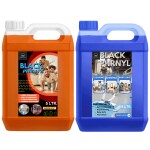 Bliss&Blush Black Phenyl 5 Liter Orange & 5 Liter Blue, 10 liter combo| Fights Germs & Insects | Ideal for Tiles, Mosaic