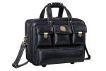 BRAND LEATHER, BL Handmade Black Genuine Leather travelling Bag