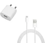 Webilla Wall Charger Accessory Combo For Oppo A3S 32 Gb (White)
