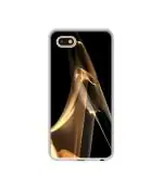Casotec Gold Smoke Design Printed Silicon Soft TPU Back Case Cover for Gionee F205