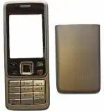 Imbi Silver Silicone Back Panel For Nokia 6300