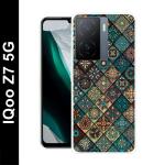 Anami Multicolor Silicon Grip Case Mobile Back Cover for iQOO Z7