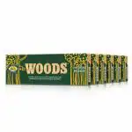 Cycle Pure Woods Natural Incense Sticks | Pack of 6 (192 Agarbatti sticks) | Woody, Sandal-Amber Natural Fragrance for Puja, Meditation | Festive Fresh Vibes