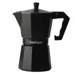 Instacuppa Classic Stovetop Moka Pot Espresso Maker Italian Style Percolator Coffee Maker 300 ml, Black