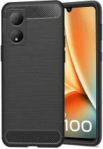 COVERBLACK Silicon Back Cover Compatible model for Vivo V2240 / Vivo_ T2 5G - Black