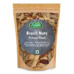 Sindhi Dry Fruits Brazil Nuts, Imported Nuts, Large Size, 100% Vegan, Fresh and Healthy, Contains Healthy Fats, Low in Calories and 55% of RDI of Copper, 100g Zip Pouch