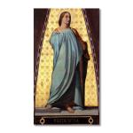 Tamatina Multicolor Unframed Wall Fabric Canvas Painting For Bedroom Office Hall - 15X9 Inch