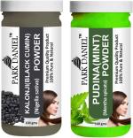 Park Daniel Pure And Natural Kalonji Powder And Pudina Powder, 100 G Each (Combo Of 2) |Hair Care|Dandruff Control hair Powder|Healthy Strong Hair Mask