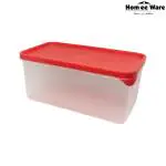 Homee Ware Red Plastic Storage Container 2.5 L