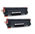 QUINK 88A CC388A Toner Cartridge Compatible for P1007 P1008 Pro P1106 Pro P1108 Pro M1136 MFP Pro M1213nf MFP Pro M1216nfh MFP Pro M1218nfs MFP Pro M126nw (Pack of 2)