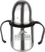 Steel Hawk Stainless Steel Handle Sipper Feeding Bottle 400 ml