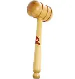 Heega Choice Of Champion Brown Wood Cricket Bat Mallet Knocking Oil And Fibre Tape