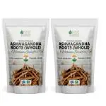 Bliss of Earth Ashwagandha Roots Withania Somnifera Premium Boost Immunity Stress Relief (Pack of 2