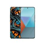 Toppings Printed Matte finish Vinyl Skin Sticker (This is not Back Case Covers) Scratch Less for Mobile Back and Camera lens for Xiaomi Redmi Note 13 Pro Design H19 -MT