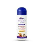 Petvit Tick Repellent Powder with Sandalwood, Bakuchi | For Ticks and Fleas, Itching, Fungal Infection| Paraben Free & pH-Balance -For All Breed Dog & Cat - 100gm