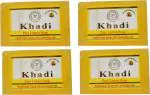 Khadi Herbal Natural Pure Lemon Soap, 125 Gm Each (Pack Of 4)
