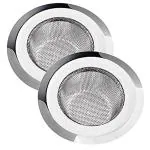 MIXCART Kitchen Drain Basin Basket,Stopper Drainer Sink Jali(Steel Sink Stainer Basket Pack Of 2)