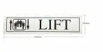 THW Stainless Steel Self Adhesive Lift Signage Board (3\