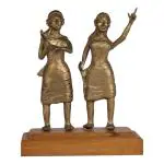 Jharcraft (A Jharkhand Govt. Enterprise) PHOOLO JHANO WITH WOODEN BASE