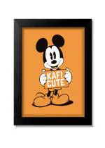 Blue Nexus funny Mickey Mouse Wall Poster with Wall Frame Room Art Painting Collection A4 size 10x13