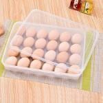 Verphx Clear Plastic 24 Eggs Portable Egg Safety Tray